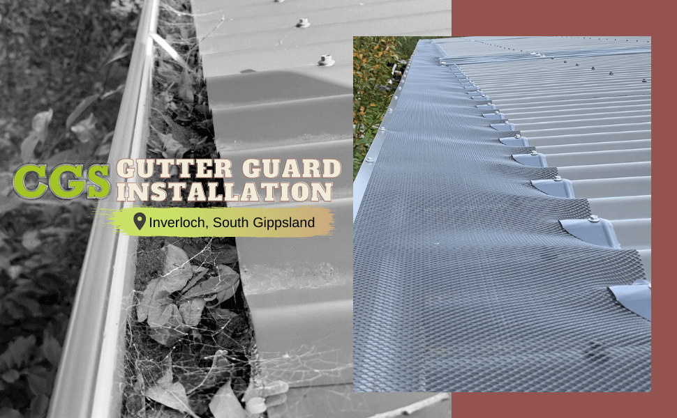 Gutter guard installation in Inverloch, South Gippsland, Victoria